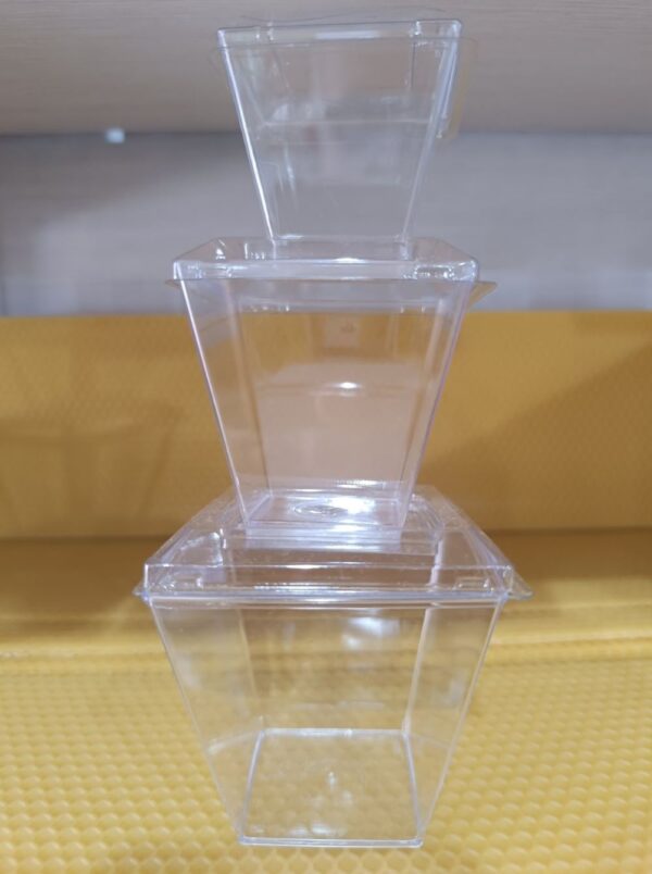 Posuda prizma sa poklopcem 60,120 i 200ml